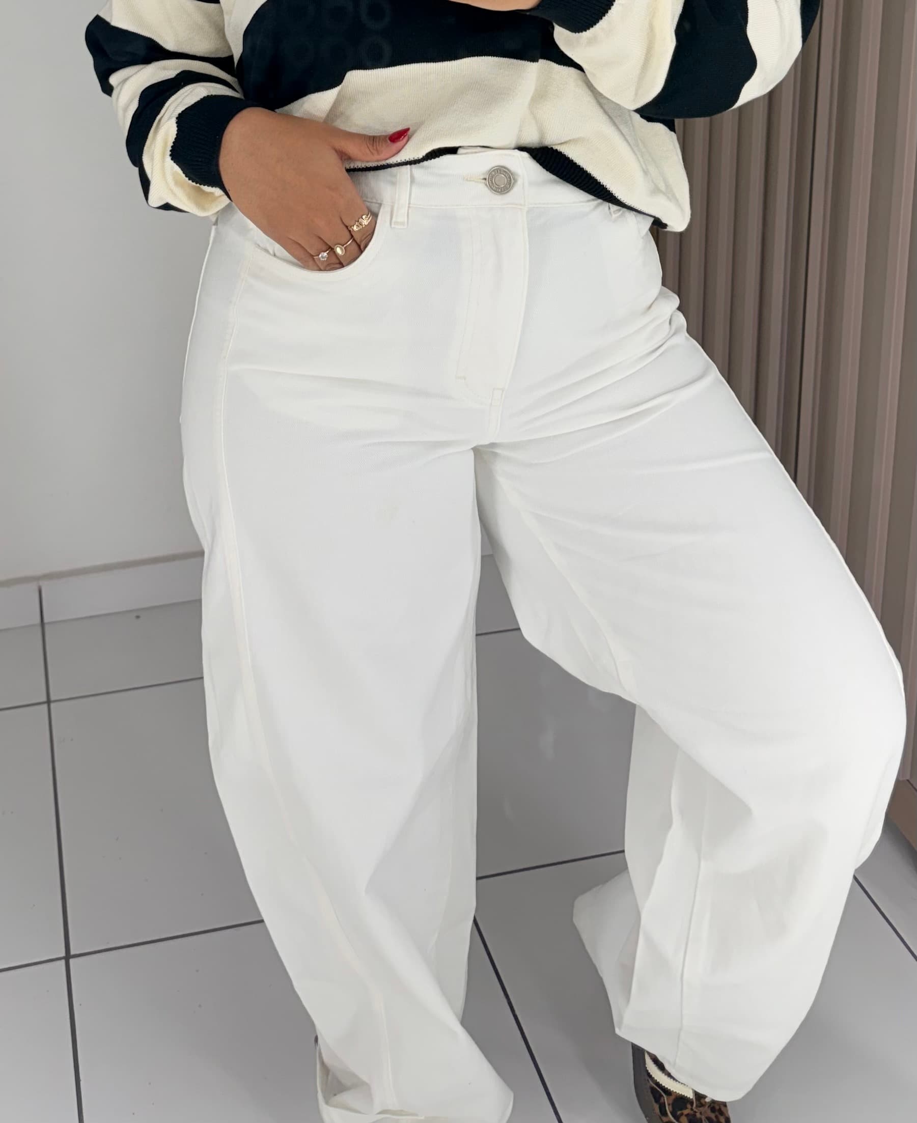 Calça Barrel Sarja - imagem 2